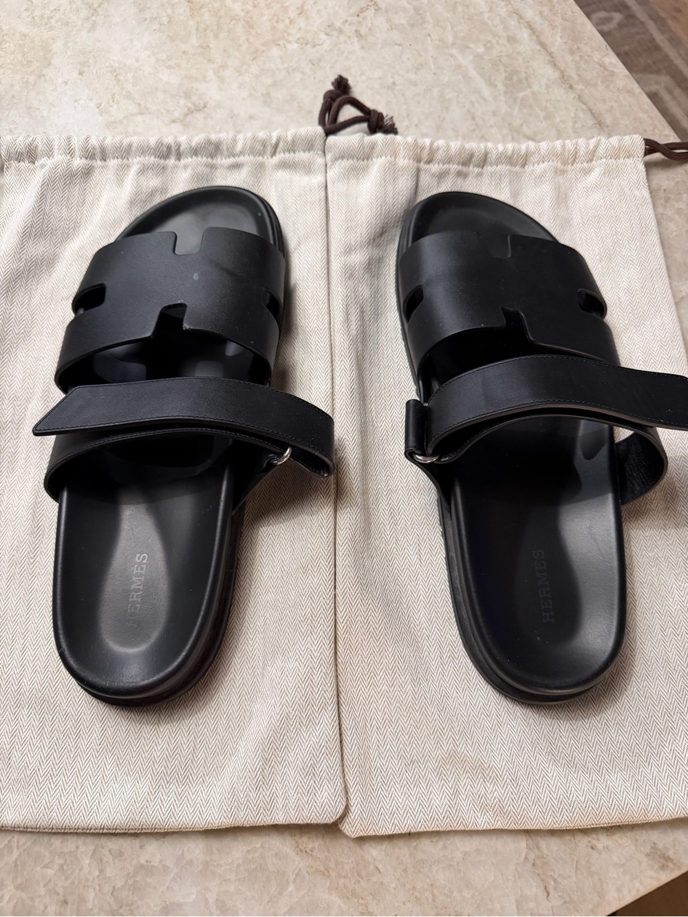 Hermès Black Chypre Sandal